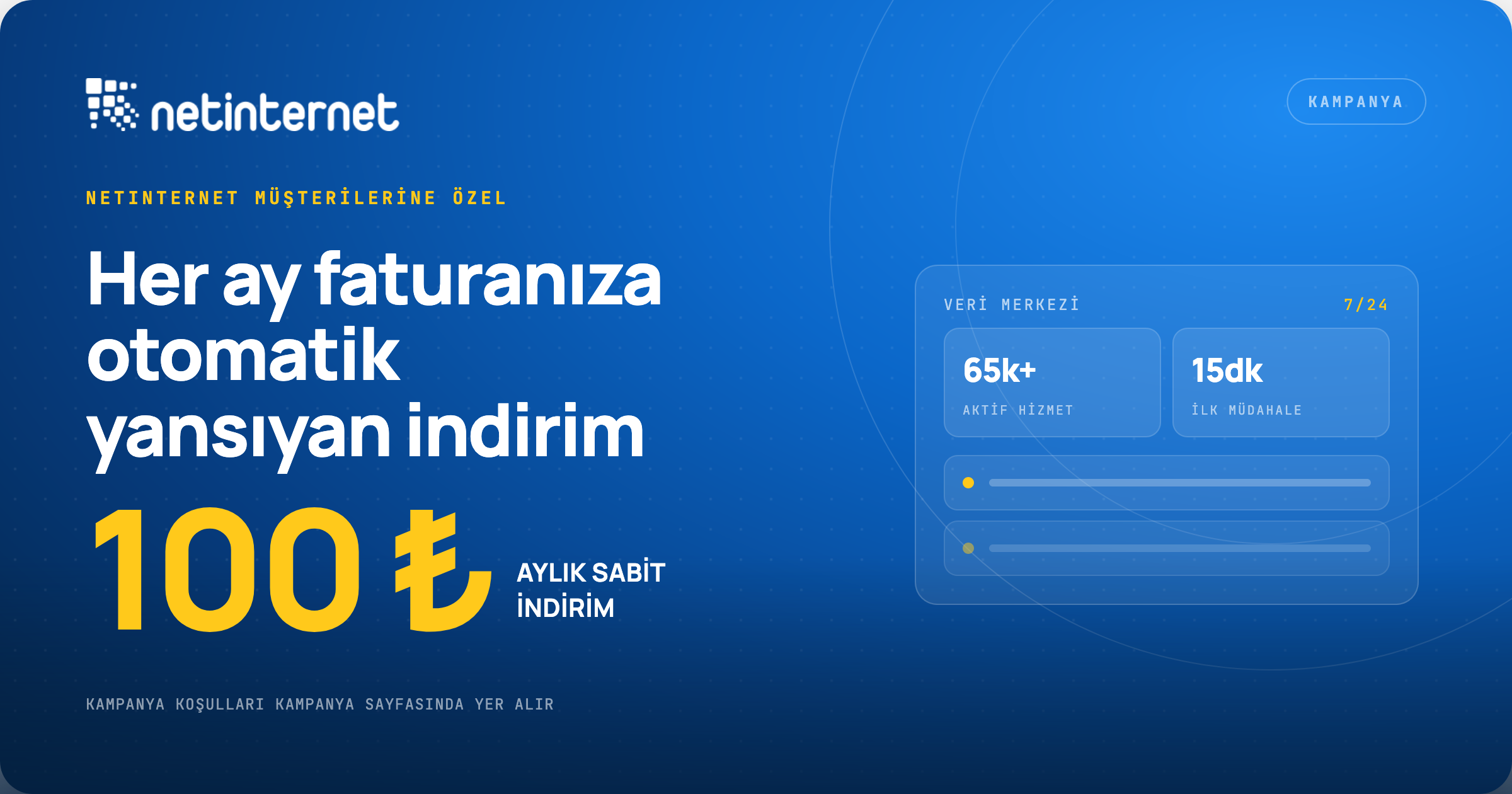 Veri Merkezi Müşterilerine Özel Kampanya