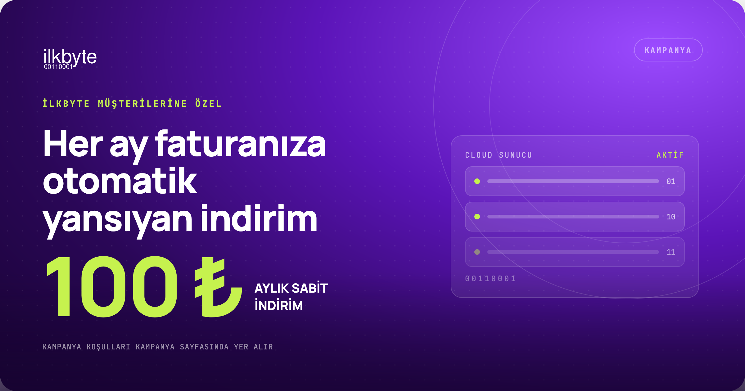 İlkbyte Müşterilerine Özel Kampanya