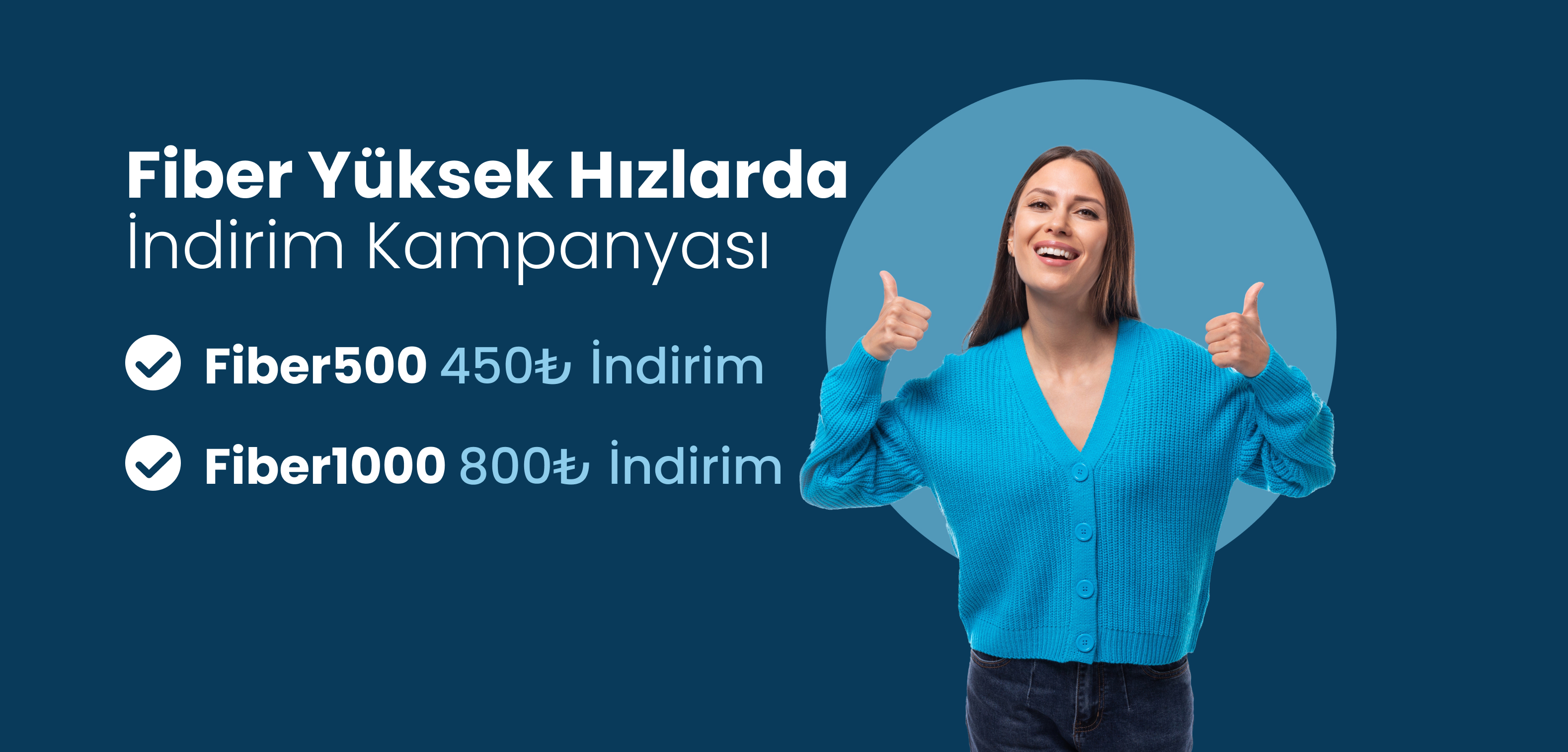 Fiber Yüksek Hızlarda İndirim Kampanyası